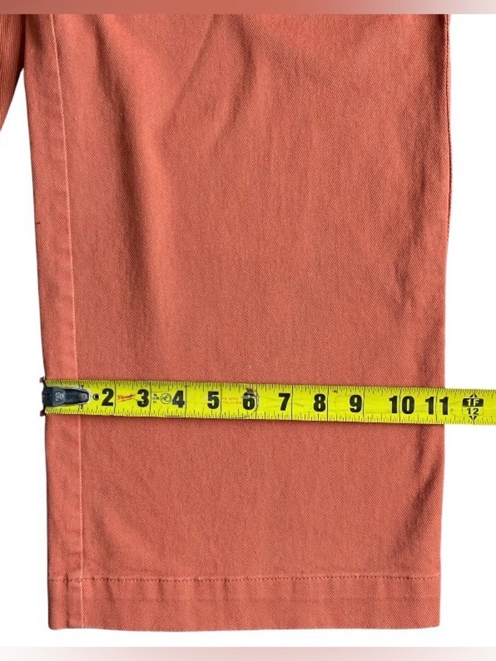 LOFT Outlet Palmer Wide Leg Crop Pants Size 12 Terra Cotta Orange - Picture 5 of 12